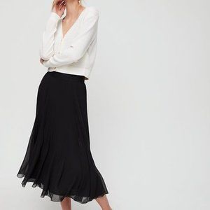 Aritzia Wilfred Twirl Skirt - size XXS, Black